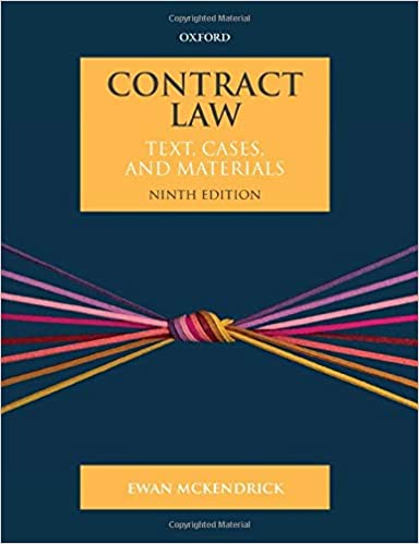 Contract Law: Text, Cases, and Materials (9th Edition) - Original PDF